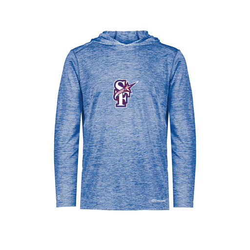 [FOLHCGRY-AS-LOGO1] Decker Men's Charge Hoodie (Adult S, Royal, Logo 1)