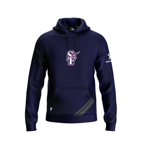 [FOLHSMNV-YXS-LOGO1] Decker Summit Hoodie (Youth XS, Navy, Logo 1)