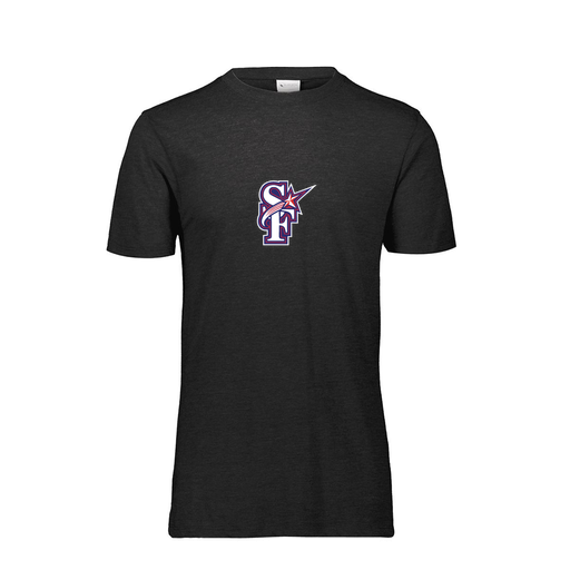 [FTSCUBBK-YS-LOGO1] Decker Youth Tri-Blend T-Shirt - Short Sleeve (Youth S, Black, Logo 1)