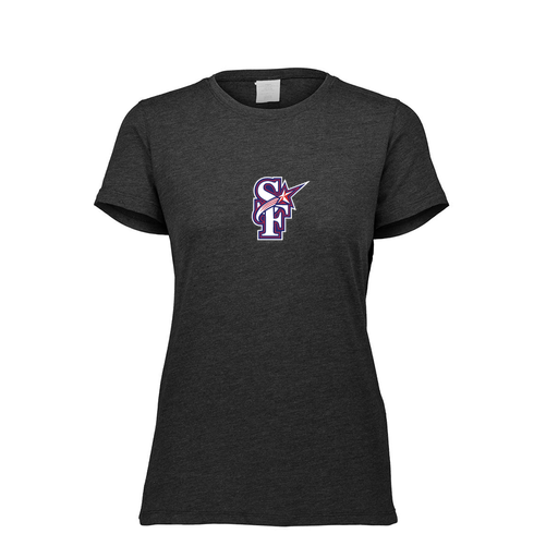 [FTSCUBBK-FAXS-LOGO1] Decker Women's Tri-Blend T-Shirt - Short Sleeve (Female Adult XS, Black, Logo 1)
