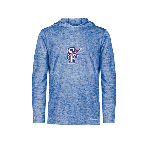 [FOLHCGRY-YS-LOGO1] Decker Youth Charge Hoodie (Youth S, Royal, Logo 1)
