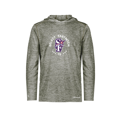 [FOLHCGGY-YS-LOGO2] Decker Youth Charge Hoodie (Youth S, Gray, Logo 2)